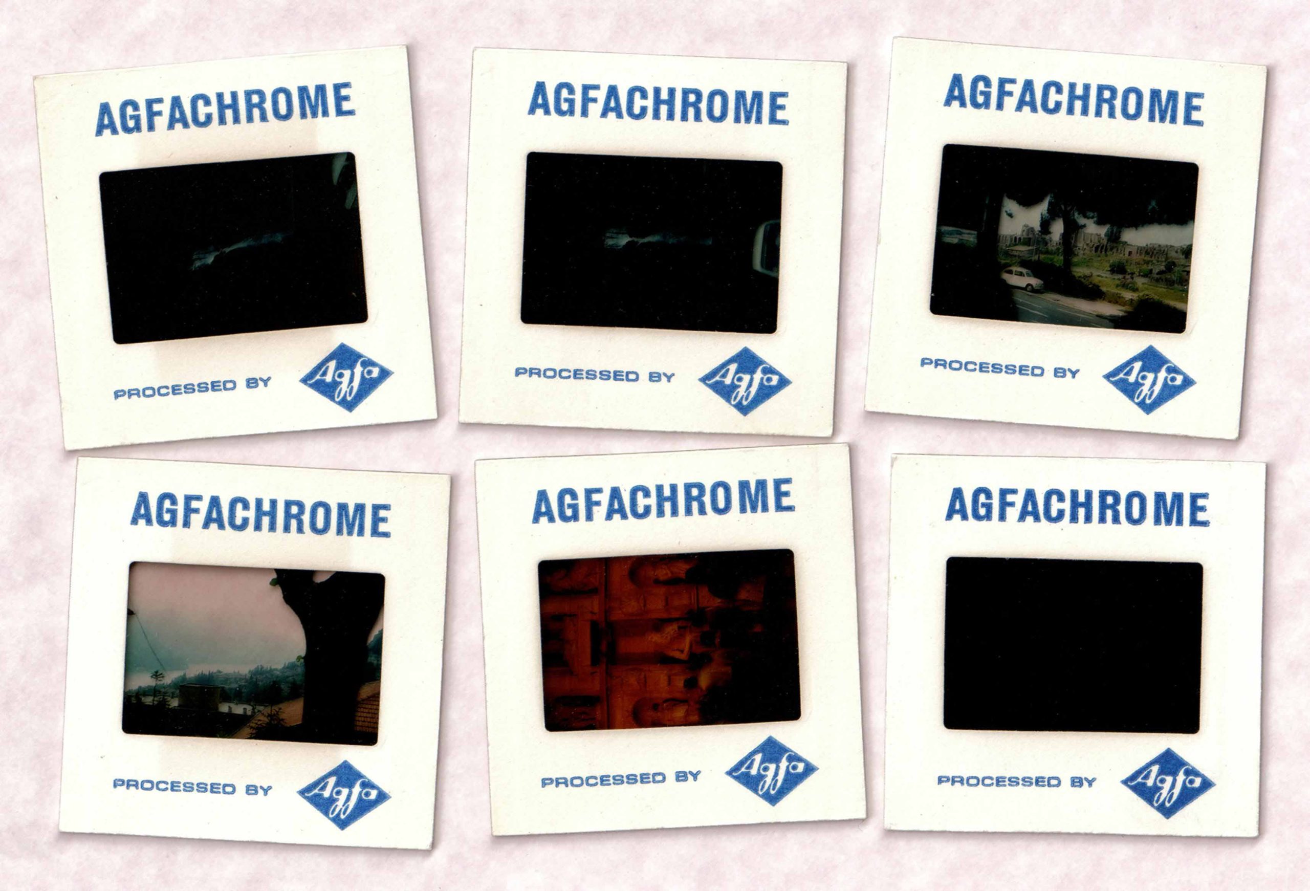 6 Slides of Agfachrome Slide film